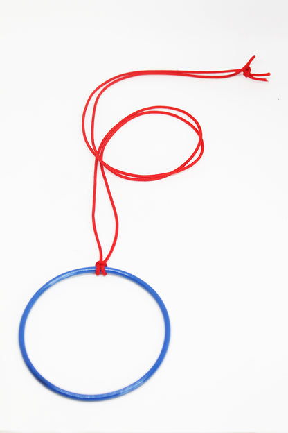 Pendant Necklace / Blue Circle / BUddy