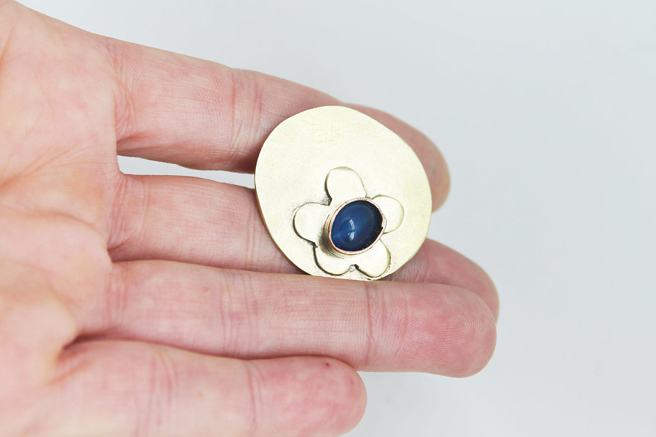 Small Blueberry Brooch