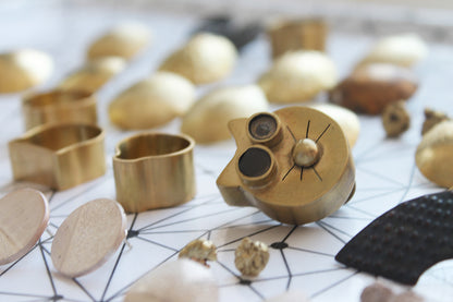 Small cute Cat Brooch Pin