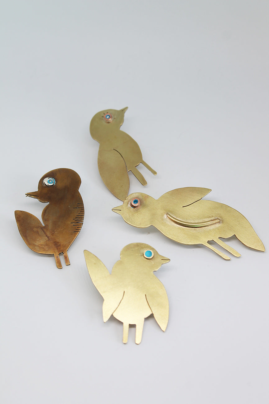 Birdie Brooch