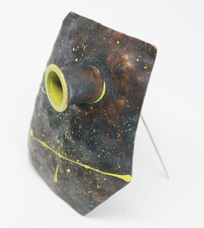 Sculptural Artsy Unisex Brooch