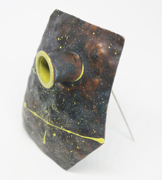 Sculptural Artsy Unisex Brooch