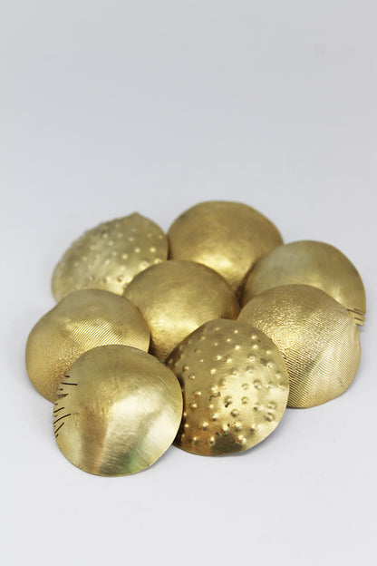 Big Round earrings / Plain