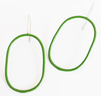 Light Green Summer Earrings