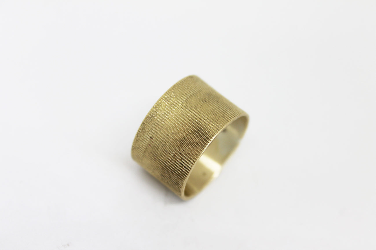 Big Bold Unisex Brass Ring