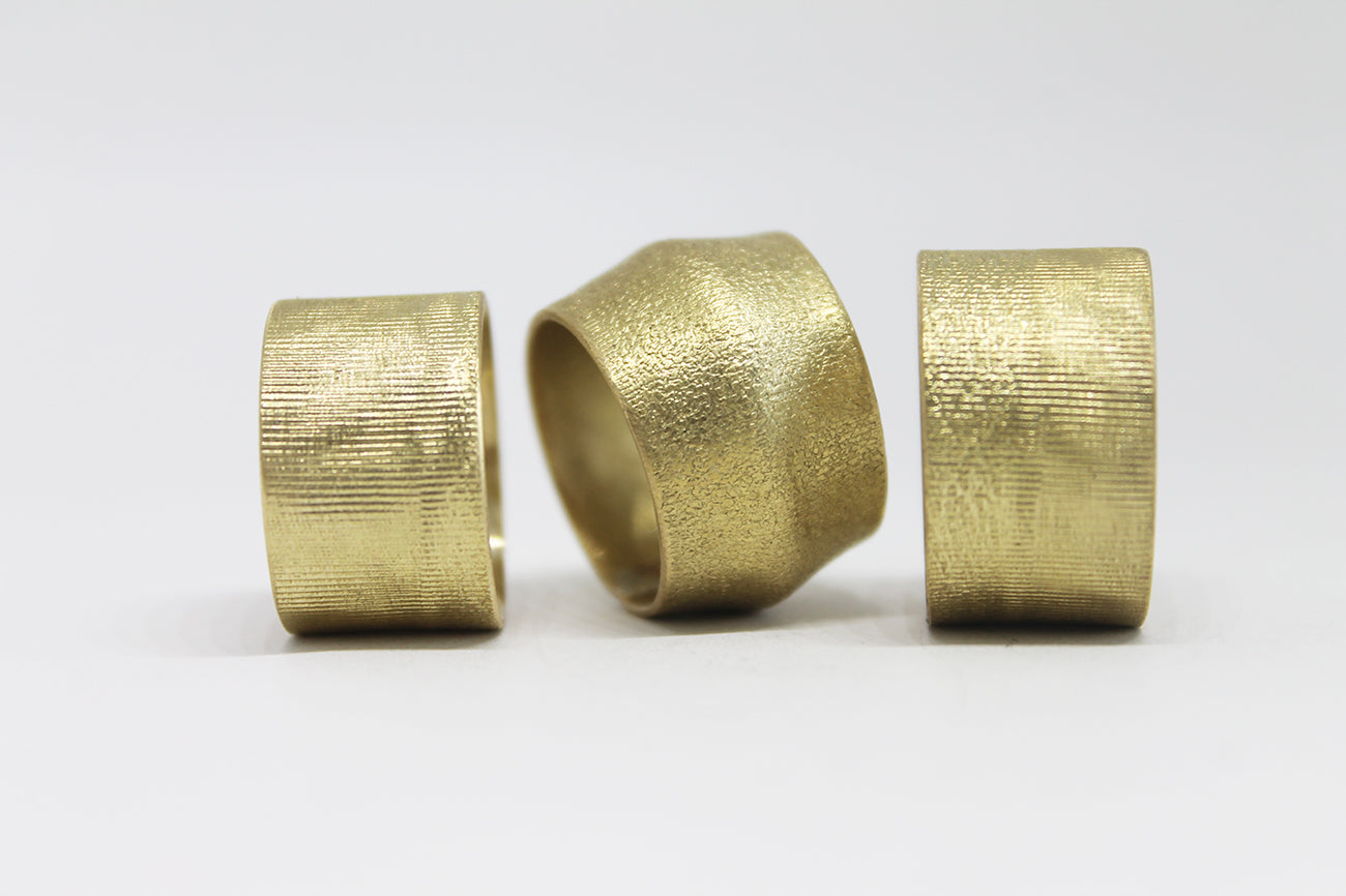 Textured Special Brass Ring