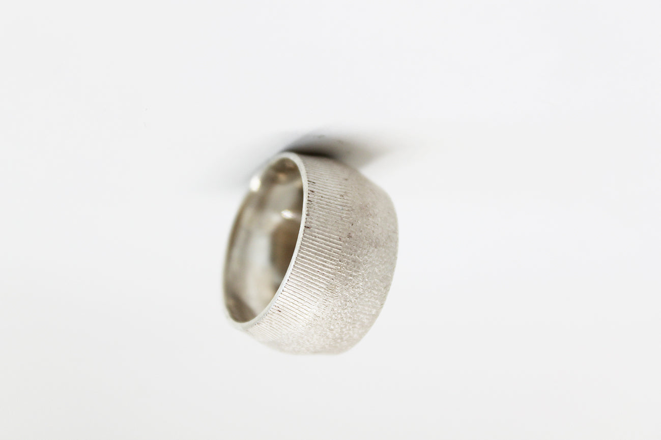 Unique Silver Textured Ring vol. 1