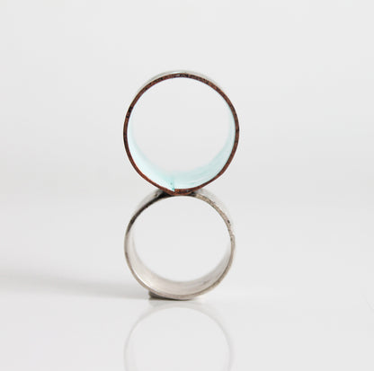 Bold Unique Contemporary Sculptural Silver Ring