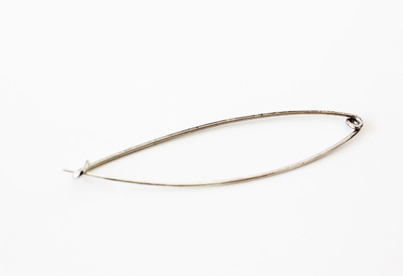 Minimal Silver Shawl Pin