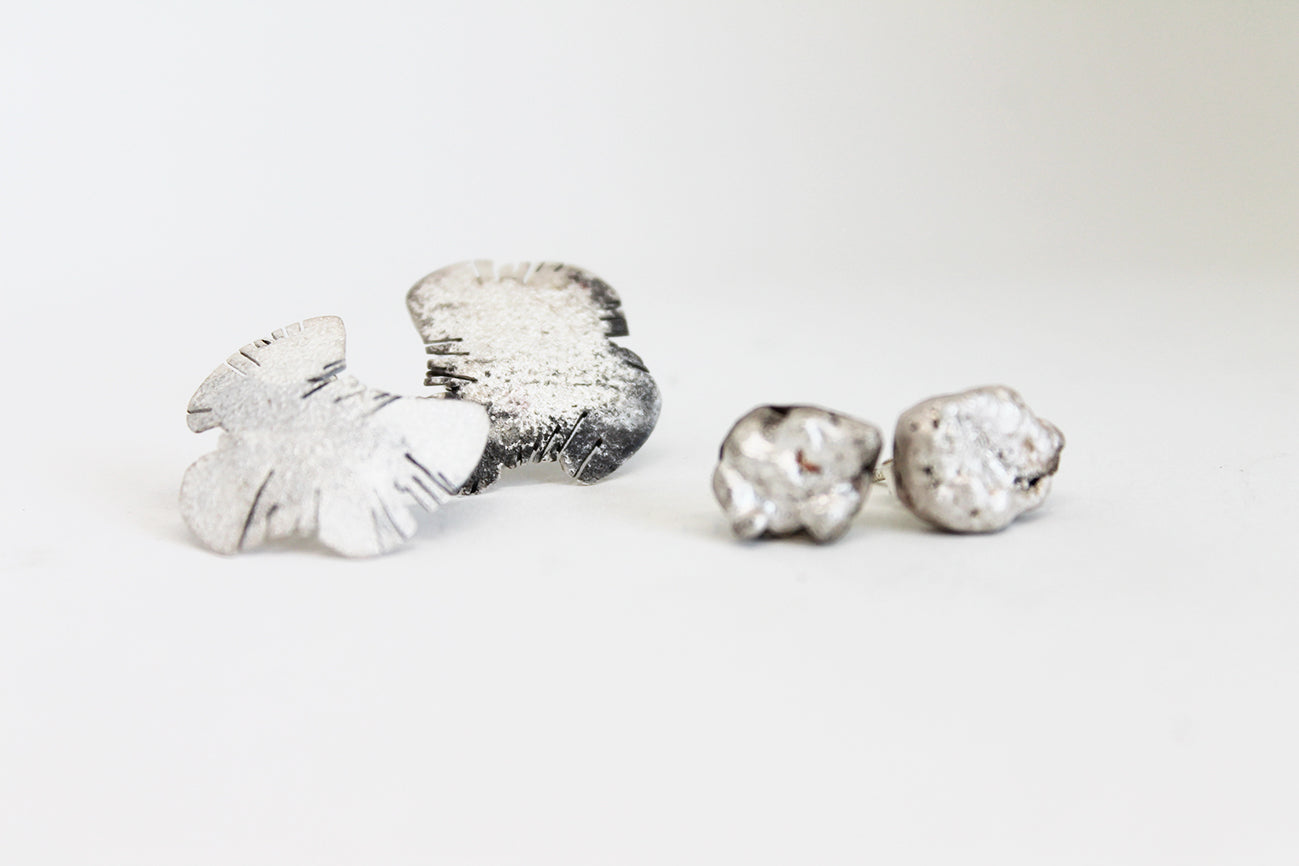 Unique silver earrings for Women